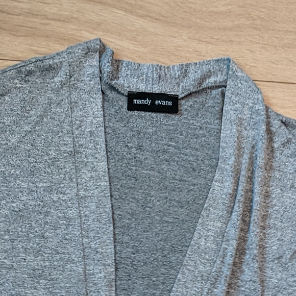 Cardigan open front 3/4 sleeves - Picture 4 of 4